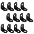 thumbnail image 6 of DIALLY 20Pcs Stainless Steel 90 Degree Corner Braces Black Right Angle Brackets for Wood Furniture Repair, 6 of 8