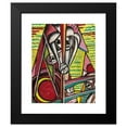 thumbnail image 2 of Henry Lyman Saÿen 15x18 Black Modern Framed Museum Art Print Titled - Cubist Composition (1917), 2 of 5