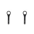 thumbnail image 1 of Soidarity Llave de soporte inferior para bicicleta resistente al desgaste, llave inglesa ligera, herramientas de reparación de aleación de aluminio, Tipo 1 2piezas Soidarity  CBP366485, 1 of 6