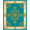 Teal, Pattern 3, variant on ODIKA 2x3 Machine Washable Non-Slip Area Rug, Stylized Wave Border Motif with Smooth Flowing Lines and Layered Accents High Traffic Rug, Teal, 571276