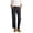 Black women mid rise trousers with pockets a1, variant on Cagogo Women's Straight Mid Rise Trousers with Pockets Casual Regular Fit Long Pants Work Trousers Workout Lounge Beach Travel Fashion Clothes, Khaki XL
