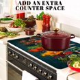 thumbnail image 5 of Spice Stove Top Cover for Electric Stove, Spoon Heat Resistant Cooktop Cover, 28x20 inch, Ceramic Stove Top Mat Stove Cover Protector for Kitchen, Dish Drying Mats, Washer Top Protect, Oven Cover, 5 of 7