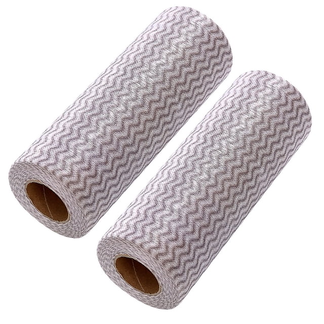 Coofit 2 Rolls Cleaning Towel Disposable Dish Towel Dish Cloth Household Cleaning Cloth
