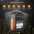 thumbnail image 6 of 4 Pack DCB200 For DeWalt 20 Volt Max XR 6.0AH Lithium Ion Premium Battery, 6 of 7