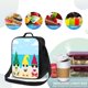 thumbnail image 4 of Fotbe Gnomes On The Beach Lonchera Bolsa de Almuerzo para Hombres y Mujeres, Lonchera de Gran Capacidad, Bolsa de Almuerzo Reutilizable, Bolsa Térmica Aislante, 4 of 7
