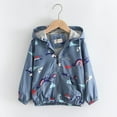 thumbnail image 4 of Veste à Capuche Zippée Imprimée à Double Couche Élégante pour Enfants, Parfaite pour les Tailles Moyennes à Grandes, 4 of 9