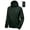 Rifle Green, variant on Men's Packable Rain Jacket Windbreaker Waterproof Lightweight Rain Coat with Hood for Golf Cycling Hiking Gray XL