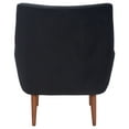 thumbnail image 5 of SAFAVIEH Amina Modern Style Tufted Accent Chairs, Black (27 in. W x 30 in. D x 31 in. H), 5 of 11