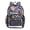 Basketball Pattern, variant on Clear Backpack Heavy Duty PVC Transparent Backpack for College Workplace, Flash-like Light