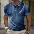 thumbnail image 3 of Fine Striped Printed Polo Shirt for Men Comfortable Fashion Tennis Wear for Men Sports Breathable Polo Shirt for Men Golf Wear, 3 of 6