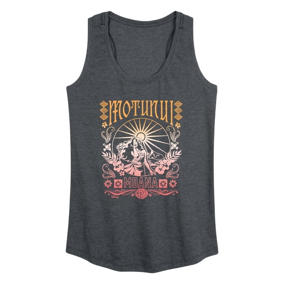Moana Live Action - Motunui Groovy - Women's Racerback Graphic Tank