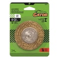 thumbnail image 1 of Cepillo de alambre Gator Skin de 3 pulgadas con revestimiento de latón grueso, 1 of 1