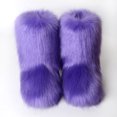 thumbnail image 6 of Fesfesfes Plush Slippers Adult Women's Fashion Color Imitation Plus Cashmere Snow Boots 8.5-9(43), 6 of 8