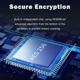 thumbnail image 3 of USB drive,Red With Encryption Keypad Stick Lock Encrypted Dsfen Usb 3.0 Stick Shell With Encryption Lock Alloy Usb Drive Aes256-bit Usb 3.0 Alloy Shell With Drive Secure Usb Buzhi, 3 of 6