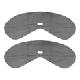 thumbnail image 5 of Black PVC Non Slip Circle Shelf Liners for Home 2pcs Fits Lazy Susan Shelf Kitchen Cabinet Storage, 5 of 8