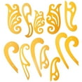 thumbnail image 4 of Règle de Courbe de Couture,12pcs Règle de Courbe Vêtements Multifonctions Conçus Règle de Courbe Règle de Courbe Fiabilité Exceptionnelle, 4 of 5