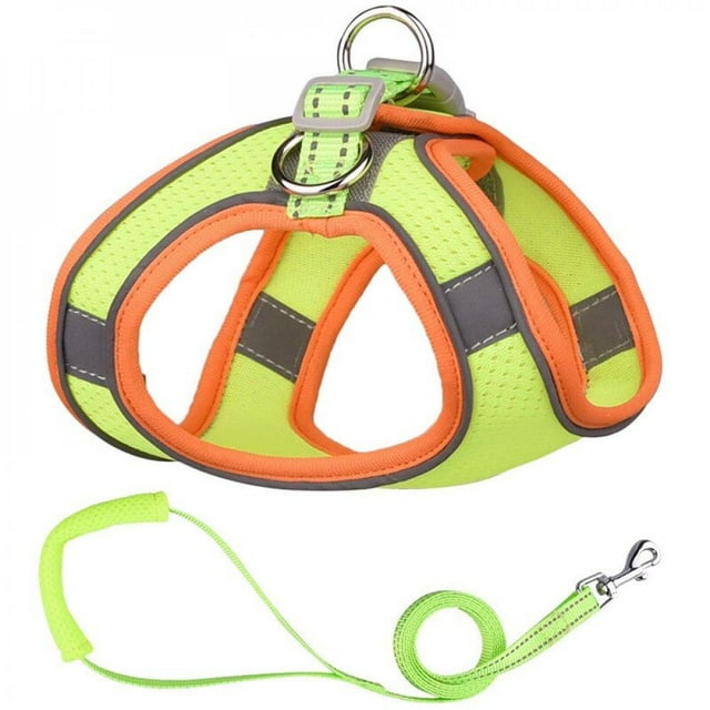 Dog Harness No Pull Adjustable Pet Vest Harnesses For Small Medium Large Dogs Reflective Breathable Soft Mesh Oxford Chest Harness Easy Control For Outdoor Walking Training