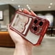 thumbnail image 2 of Funda de teléfono con revestimiento transparente para iPhone 15, 14, 13, 12, 11 Pro Max Plus, silicona suave, a prueba de golpes, transparente, tarjetero, bolsillo, 2 of 5