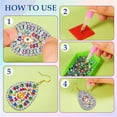 thumbnail image 3 of DIY diamante bordado arte joyería accesorios manualidades 2 pares forma especial FLhrweasw Nuevo, 3 of 9