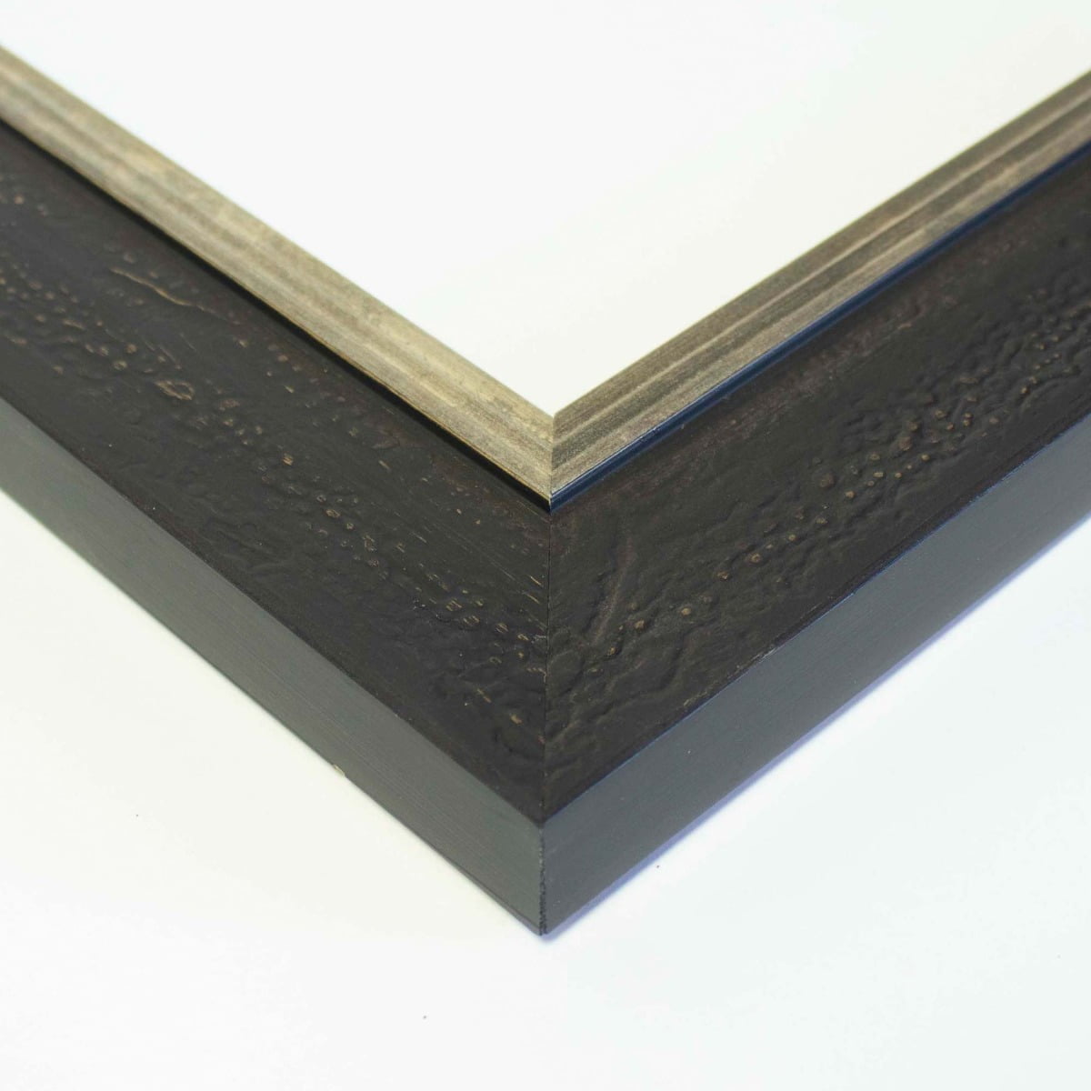 18x24 Frame Black & Gold Solid Wood Picture Frame Width 1.75 Inches | Interior Frame Depth 0.5625