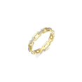 thumbnail image 1 of Diamondlite Cubic Zirconia Link Ring - Gold - Size 7, 1 of 1
