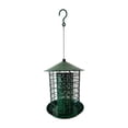 thumbnail image 1 of comedero para pájaros,Alimentador de aves para pájaros colgantes de metal alimentando a pájaros,ardilla de servicio pesado a prueba de masticación verde,al aire libre a prueba de lluvia, 1 of 8