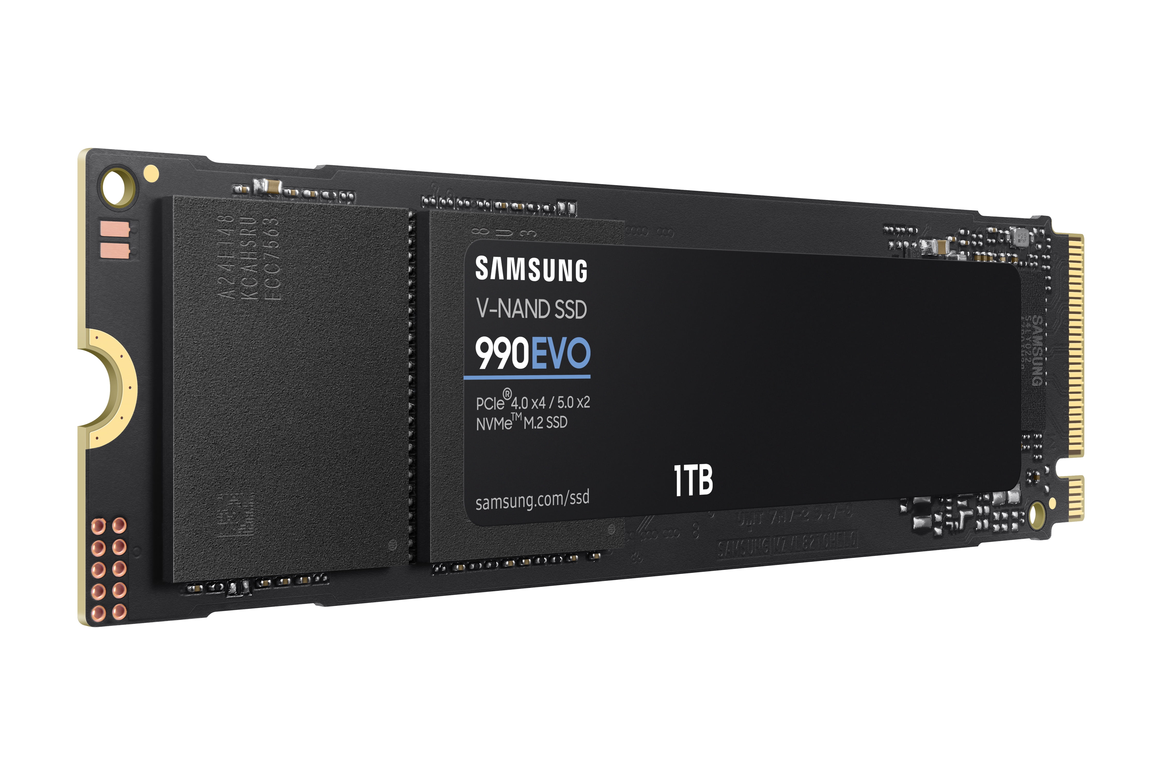 Samsung 990 EVO 1TB PCIe 5.0 NVMe SSD Fast Efficient Black