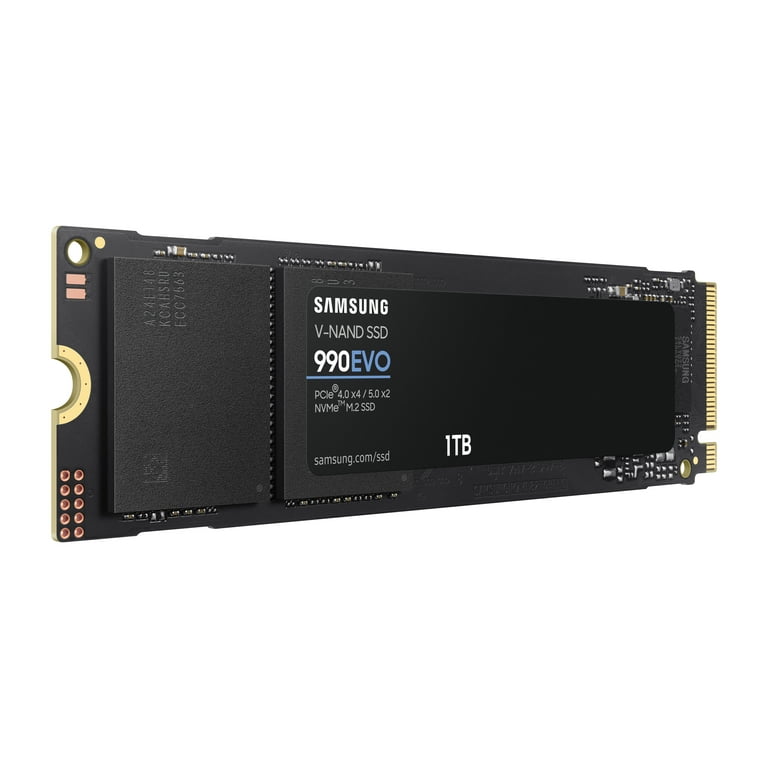 Samsung 990 EVO 1TB PCIe 5.0 NVMe SSD Fast Efficient Black