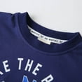 thumbnail image 4 of XUELUO Baby Boys Shirts & Tops Autumn Winter Cartoon Dog Print Round Neck Long Sleeve Casual Comfortable Tops Tee Shirts Daily-Wear,Blue,18-24 Months, 4 of 8