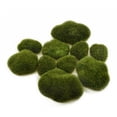 thumbnail image 2 of Ball Moss Stones Ornament Grass Home Plant Plastic Artificial Decoration Garden Green Moss New Quality Suitable, 2 of 9