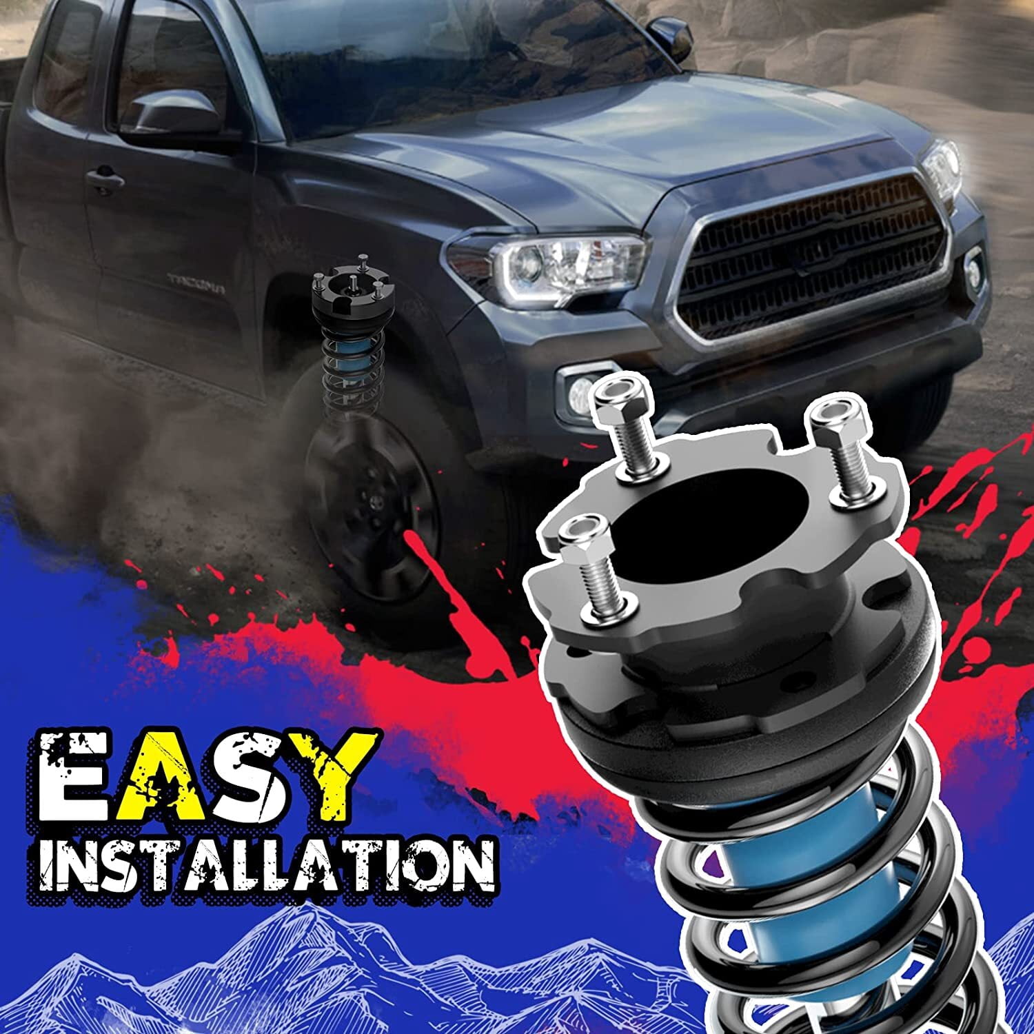 3" Front +2" Rear Leveling Lift Kit For 2015-2022 Chevrolet Colorado 2WD/4WD