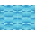thumbnail image 1 of Ahgly Company Machine Washable Indoor Rectangle Transitional Bright Turquoise Blue Area Rugs, 2' x 3', 1 of 7