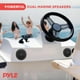 thumbnail image 3 of Bocinas Marinas Pyle Negro 6.5 Pulgadas Resistente al Agua 120 Watts Sistema Estéreo Exteriores 2 Ví, 3 of 7