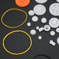 thumbnail image 1 of Peahefy Gears Set, Plastic Gears Kit,78pcs Plastic Gears Pulley Belt Worm Rack Kits Gear Set Shaft Belt DIY Set Accessories, 1 of 8
