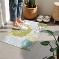 thumbnail image 4 of Green and Blue Pioneer Flower Pattern Door Rugs,Washable Non Slip Door Mats Indoor,Decorative Door Mats,Entry Mat Indoor for Entrance,Bedroom,Kitchen,Bathroom,16"x24", 4 of 6