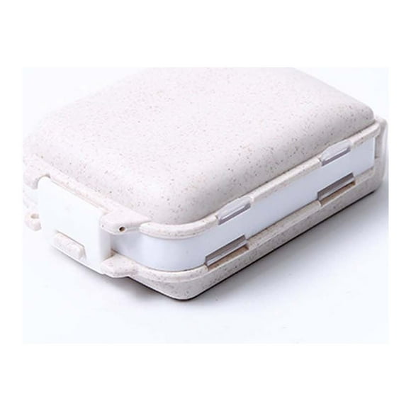 pstuiky Mini caja dispensadora portátil para tabletas, caja de almacenamiento portátil