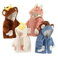 thumbnail image 6 of Godderr Toddler Baby Girls Boys Fleece Hooded Jacket Kids Zip Up Coat Winter Warm Bear Ear Cute Jackets Newborn Autumn Winter Outerwear for 4M-5Y, 6 of 6