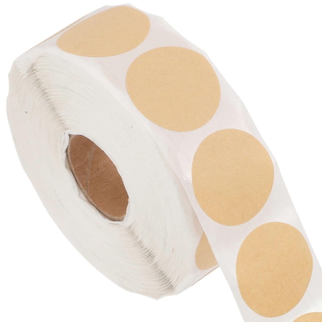 Adhesive Targets Professional Stickers Shooters Shooting Practice Supplies Paper Light Brown Self-Adhesive 1 Roll
