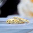 thumbnail image 3 of JeenMata Harmonizing Wedding Band Trio Set for Women in 18K Yellow Gold over Silver, 3 of 9