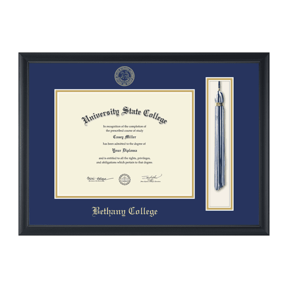 Framerly - Bethany Tassel Diploma Frame In Black Moulding