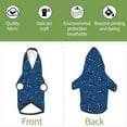 thumbnail image 5 of Goofa Whales Swim Pattern Small Dog Sweater Hoodies Pet Grey Hooded Soft Fleece Sweatshirts with Pocket Fall Winter Puppy Cat Sweaters Warm Clothes-Large, 5 of 8