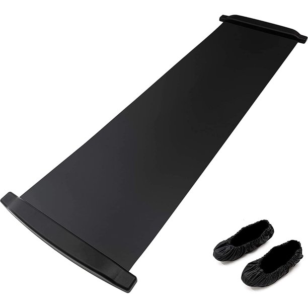 Powrx Slide Board Incl Sliding Booties Ideal Hockey Slide Board For