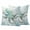 Aqua, Teal, Seafoam, variant on Outdoor Pillow Covers Waterproof, Coastal Seahorse Decorative Rectangle Throw Pillowcases Patio Cushion Covers for Tent/Garden, 20" x 12" 2 Pack, Nautical Blue Seaweed Ocean Animals