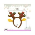 thumbnail image 4 of Motique Accessories Antlers Headband Christmas Reindeer Ears Headband for Adult Female and Girls, 4 of 6