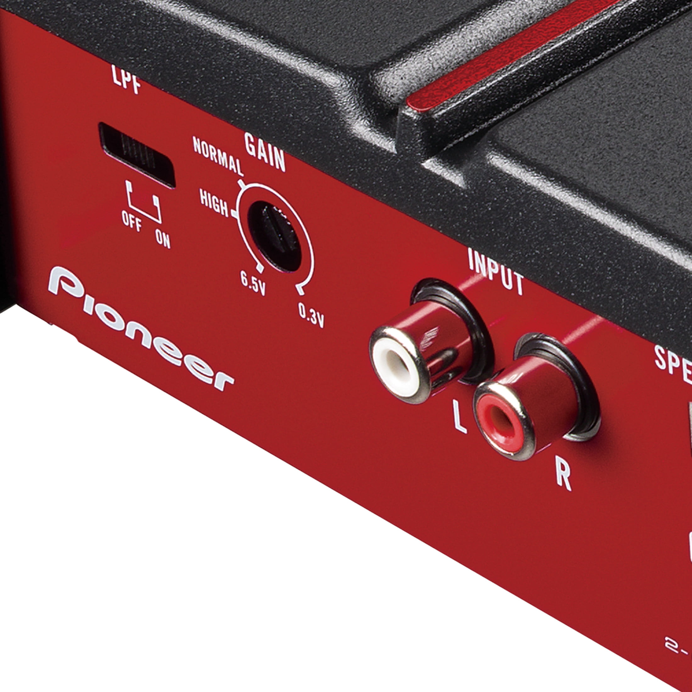 Pioneer GM-A3702 2-Channel Car Amplifier – 500W Max, Class AB, Bridgeable Design, Automatic Signal Sensing and Turn-on, Built-in high-/Low-Pass Filter