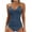 Light Blue, variant on Zuesphe Sexy One Piece Swimsuit for Women Tummy Control Womens Bathing Suits Tankinis Plus Size Swimwear for Women Two Piece Tankini Top Criss Cross Back