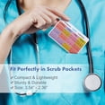 thumbnail image 4 of Lisol Ekg Cardiac Badge Card Juego De 3 Tarjetas Stemi Badge Card Ekg Telemetría Interpretación Badge Buddy Nurse 12 Lead Ecg Rate Tarjetas De Bolsillo Hoja De Trucos De Enfermería Con Regla De Ekg Me, 4 of 7
