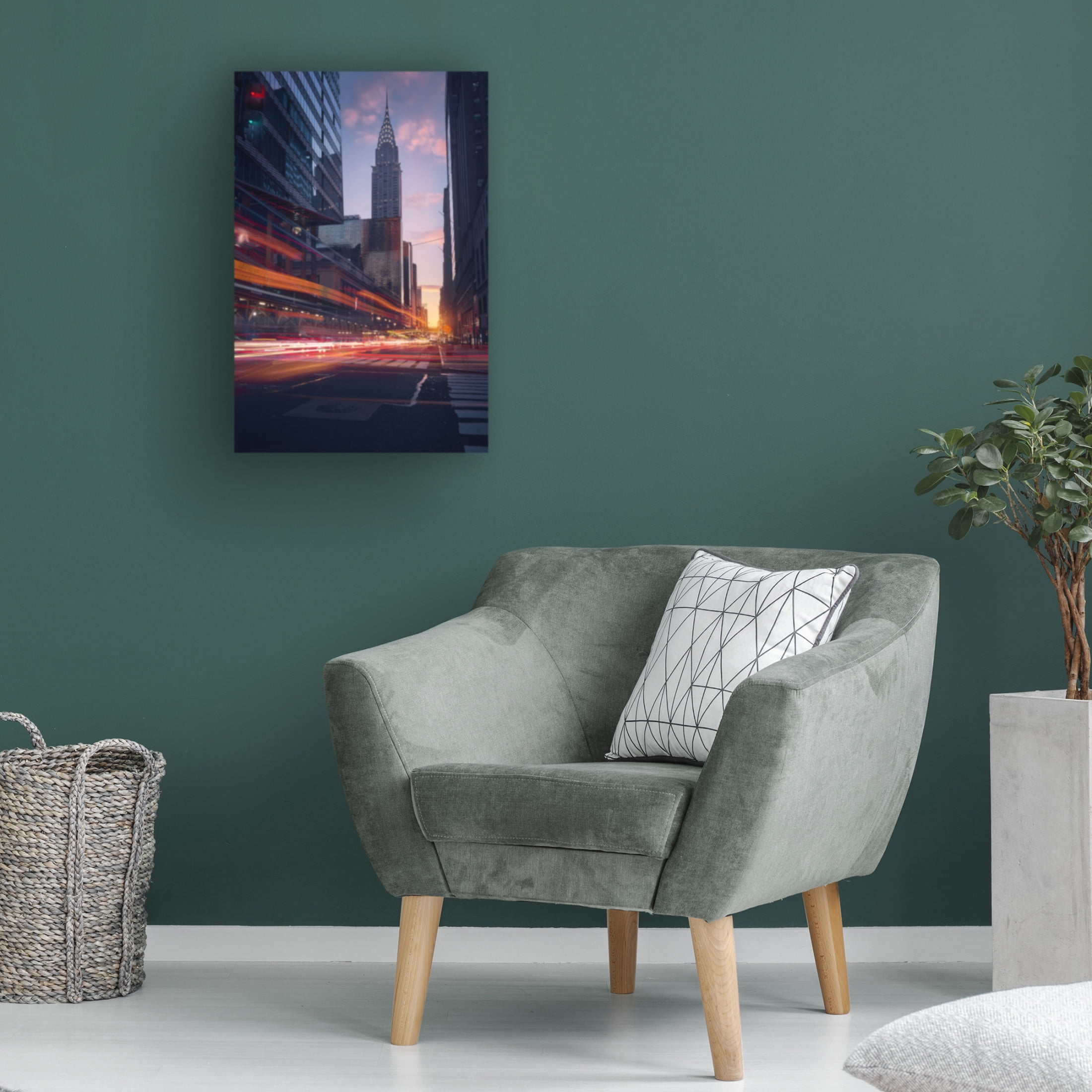 Canvas Wall Art - Javier De La 'Good Morning Nyc' Wall Art for Living Room, Bedroom, or Office Décor by Trademark Fine Art - 30 x 47 Inches