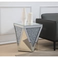 thumbnail image 2 of Elegant Decor Modern 18.5" Royal Cut Crystal Mirrored Accent End Table, 2 of 5