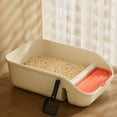 thumbnail image 2 of Extra Large Cat Litter Semi Enclosed Pet Toilet For Cats And Dogs Open Design Indoor Plastic Tray, 2 of 2